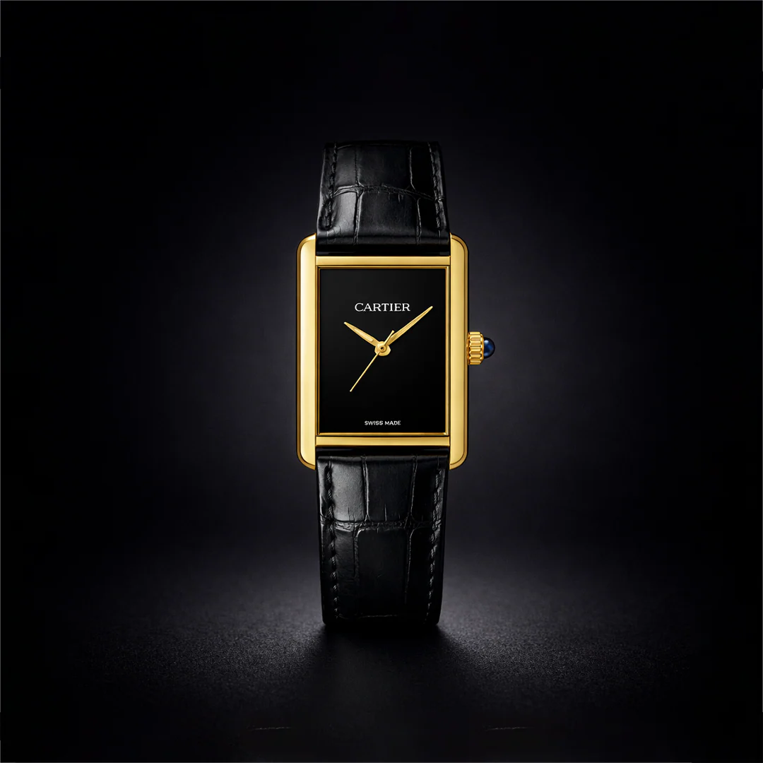 Cartier Tank Louis Cartier Watch - Black Edition