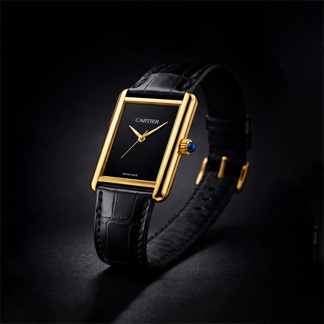 Cartier Tank Louis Cartier Watch - Black Edition view 2