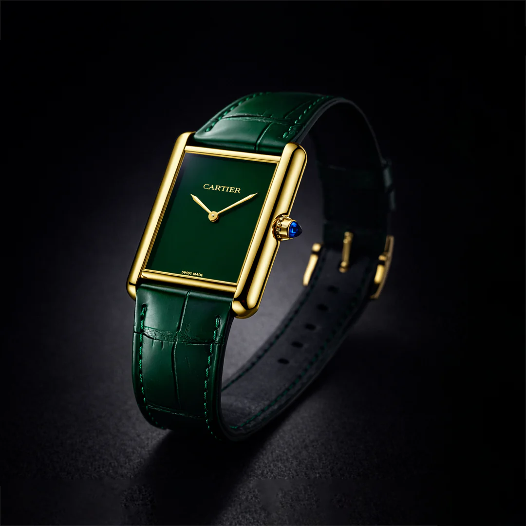 Cartier Tank Louis Cartier Watch - Emerald Green Edition view 2