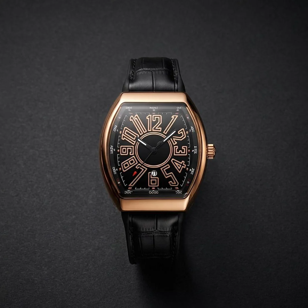 Franck Muller Vanguard Black Dial Luxury Watch – Black Edition