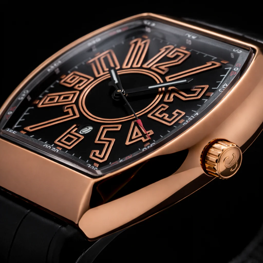 Franck Muller Vanguard Black Dial Luxury Watch – Black Edition view 3