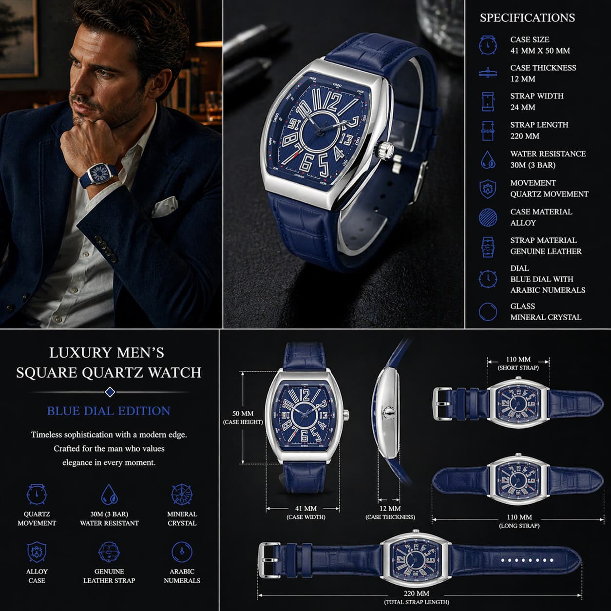 Franck Muller Vanguard Blue Dial Luxury Watch – Blue Edition view 5