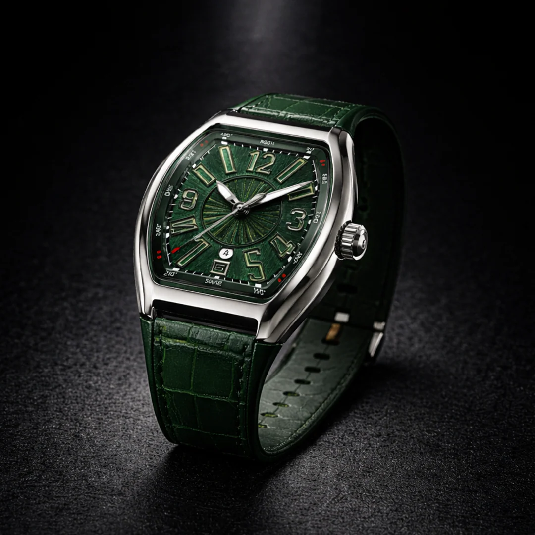 Franck Muller Vanguard Green Dial Luxury Watch – Green Edition view 2