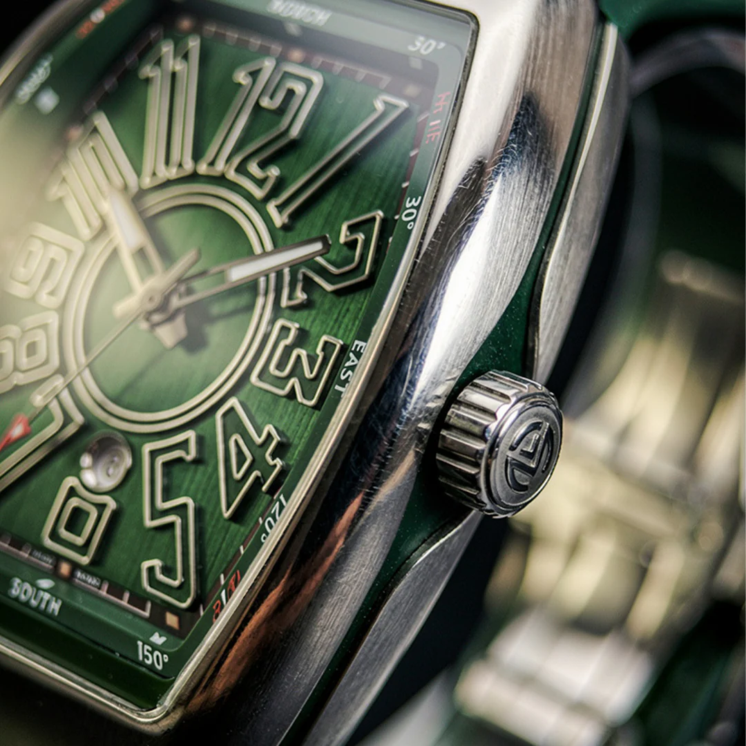 Franck Muller Vanguard Green Dial Luxury Watch – Green Edition view 3