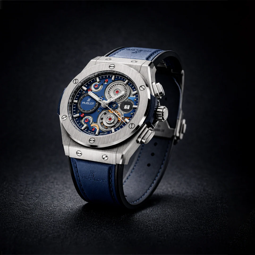 Hublot Big Bang MECA-10 Blue Dial – Skeleton Luxury Men’s Watch view 2