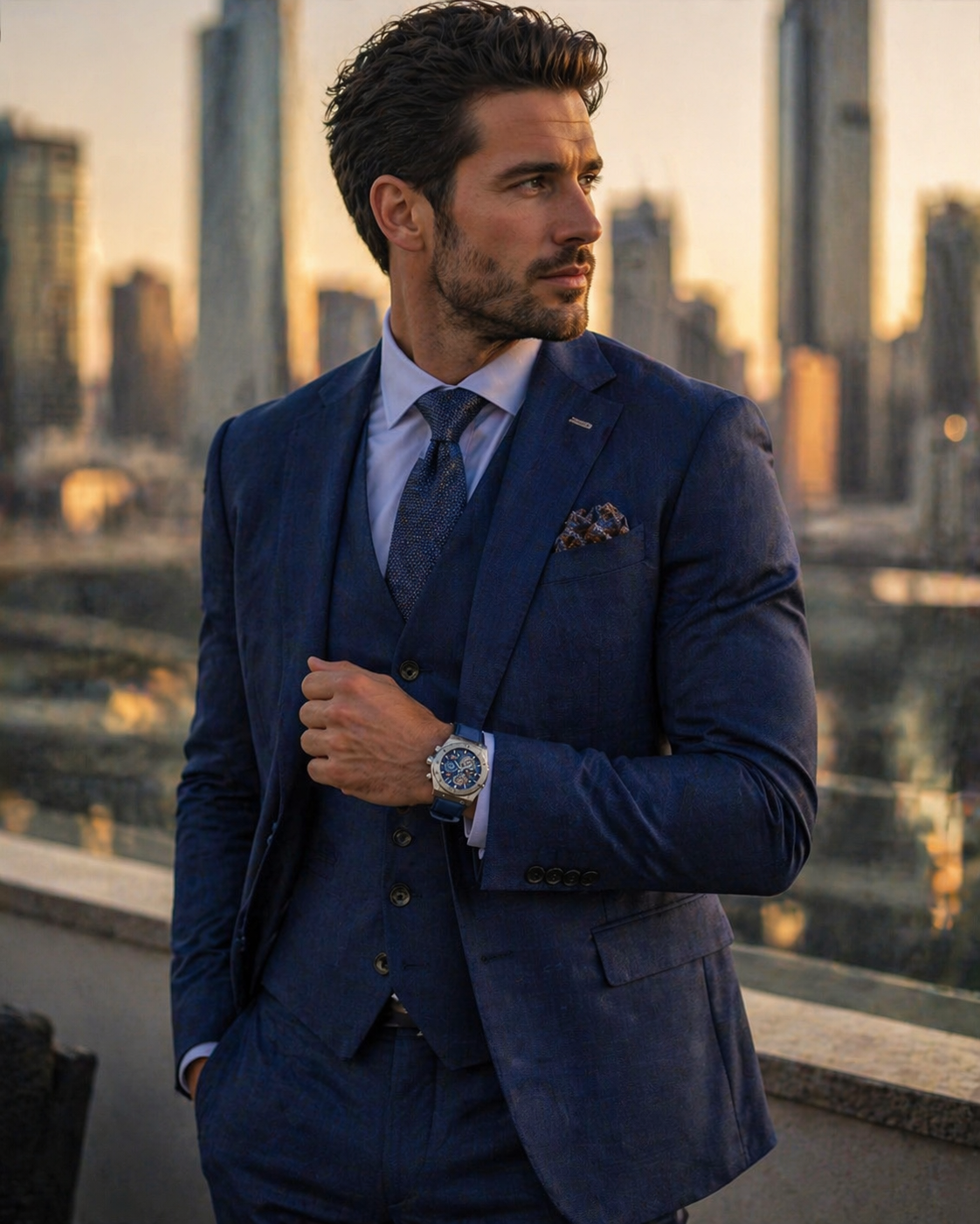 Hublot Big Bang MECA-10 Blue Dial – Skeleton Luxury Men’s Watch view 5