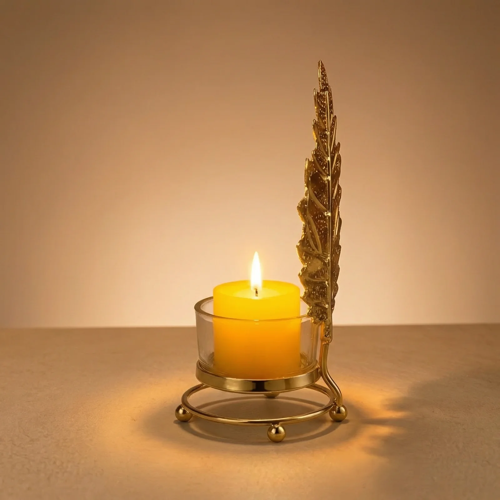 Leaf Glow With Candle view 4